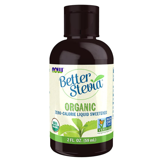, Certified Organic Betterstevia Liquid, Zero-Calorie Liquid Sweetener, Low Glycemic Impact, Certified Non-Gmo, 2-Ounce