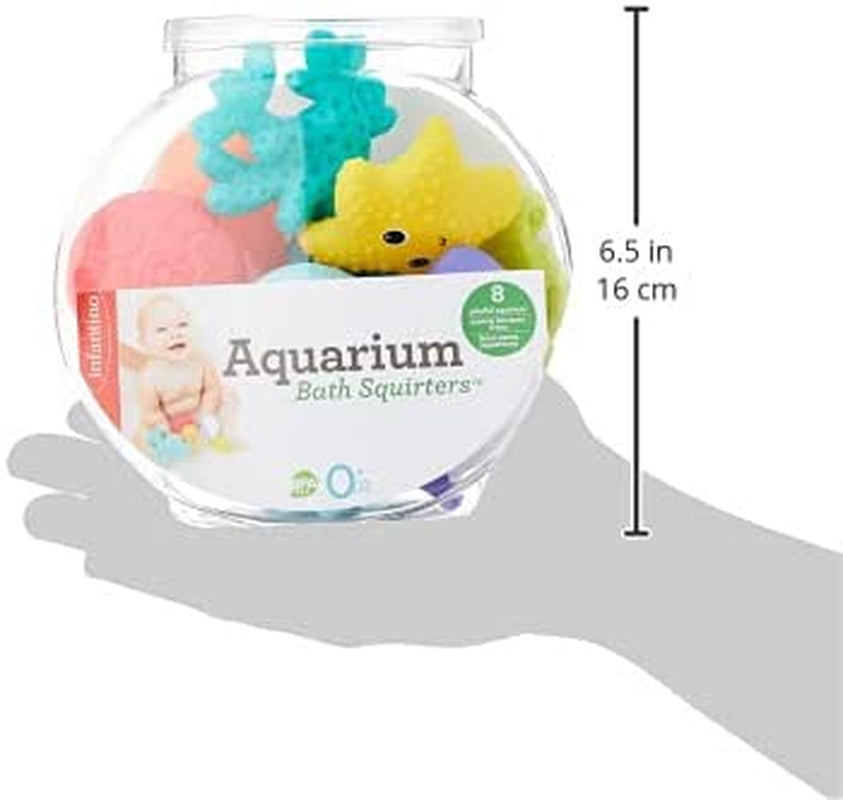 Infantino Aquarium Bath Squirters, 8 Piece Set