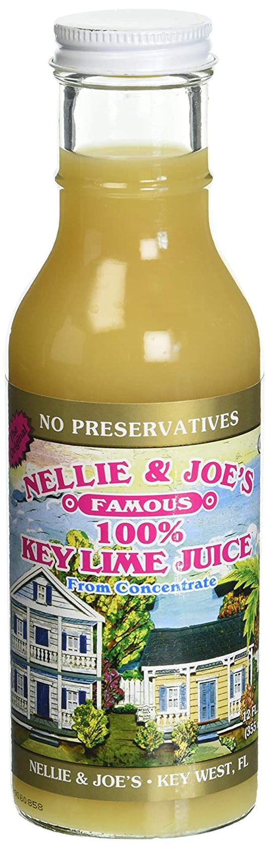 Nellie and Joe'S 100% Key Lime Juice, 12Oz Glass