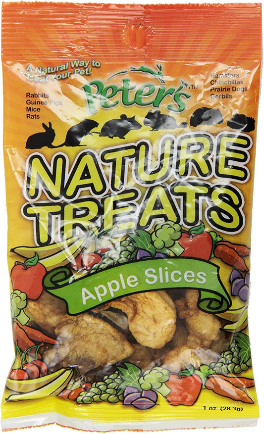 Peter'S Nature Treats for Small Animals, Apple Slices, 1 Oz.