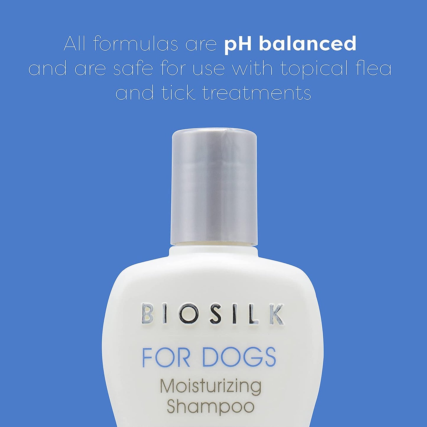 Biosilk for Dogs Silk Therapy Moisturizing Shampoo | Best Moisturizing Shampoo for All Dogs and Dogs with Dry, Itchy, or Sensitive Skin | 12 Oz Dog Shampoo
