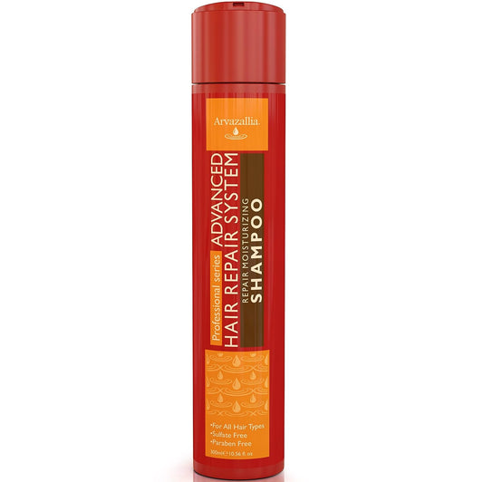 Advanced Hair Repair Moisturizing Sulfate-Free Shampoo with Argan Oil and Macadamia Oil for Dry or Damaged Hair