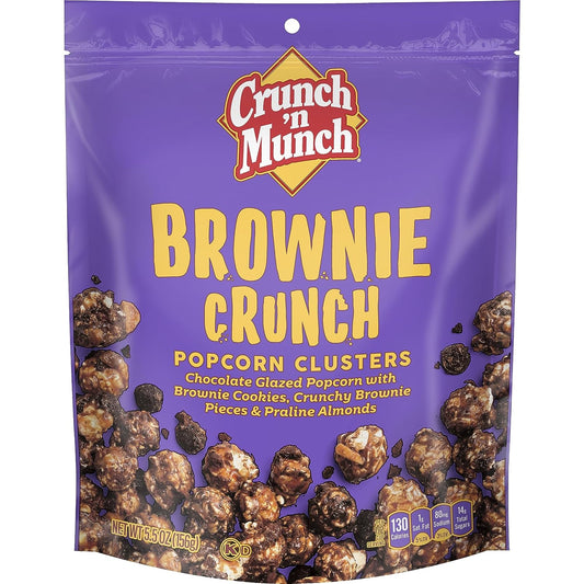 CRUNCH 'N MUNCH Brownie Crunch Flavored Popcorn, 5.5 Oz.