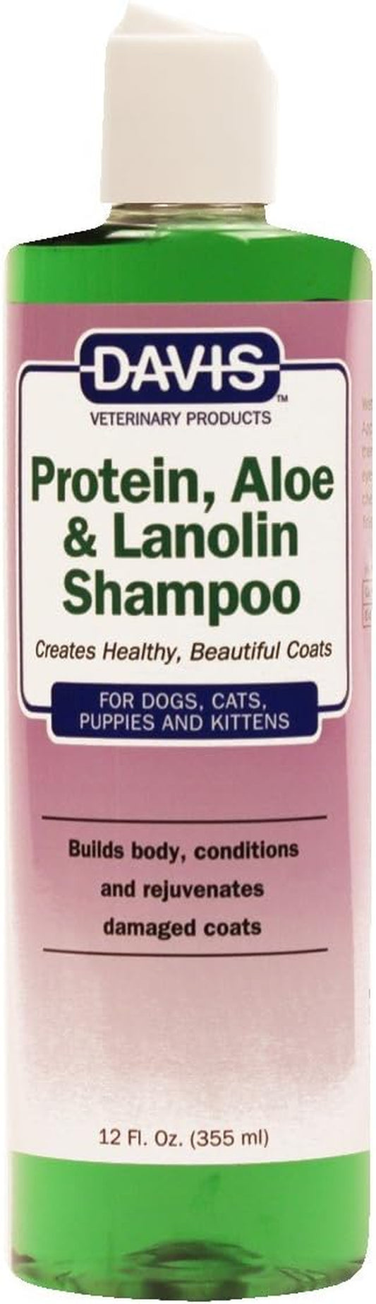Davis PALS12 Protein, Aloe and Lanolin Pet Shampoo, 12 Oz