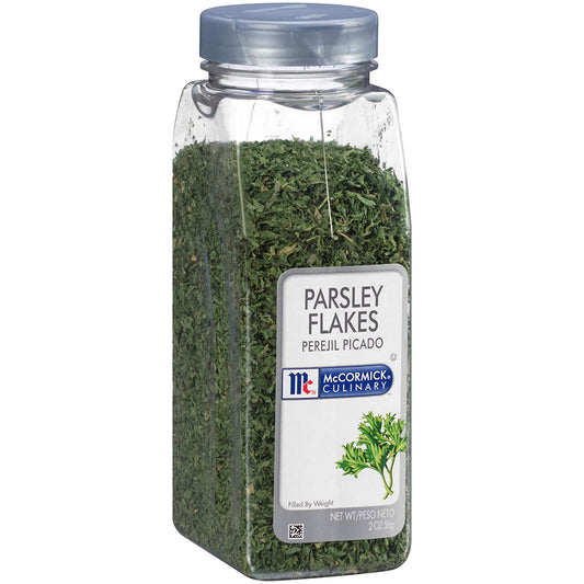 Mccormick Culinary Parsley Flakes, 2 Oz - One 2 Ounce Container of Dried Parsley Flakes for Vegetable-Like Taste, Ideal for Flavoring Chicken Salads, Fish and More