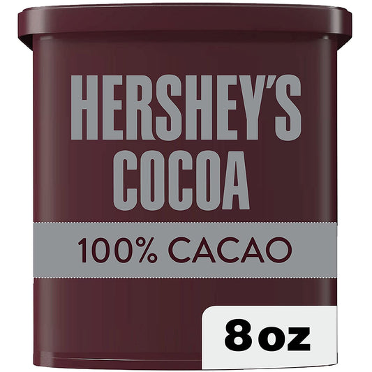 HERSHEY'S Natural Unsweetened Cocoa Container, 8 Oz