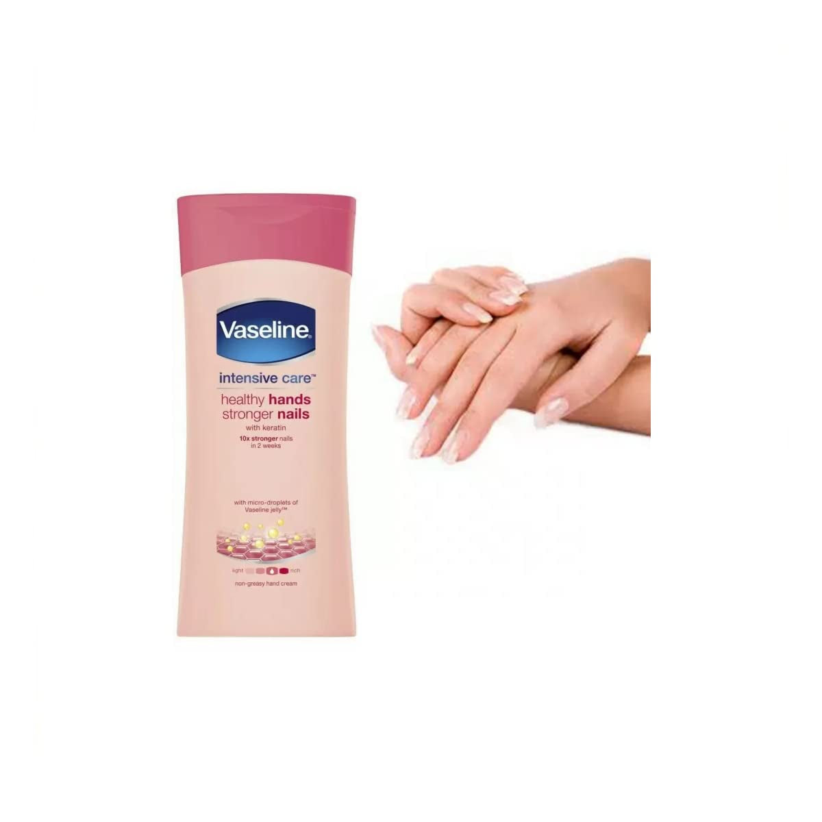 Vaseline Healthy Hand & Nail Conditioning Lotion 6.8Oz (200Ml)