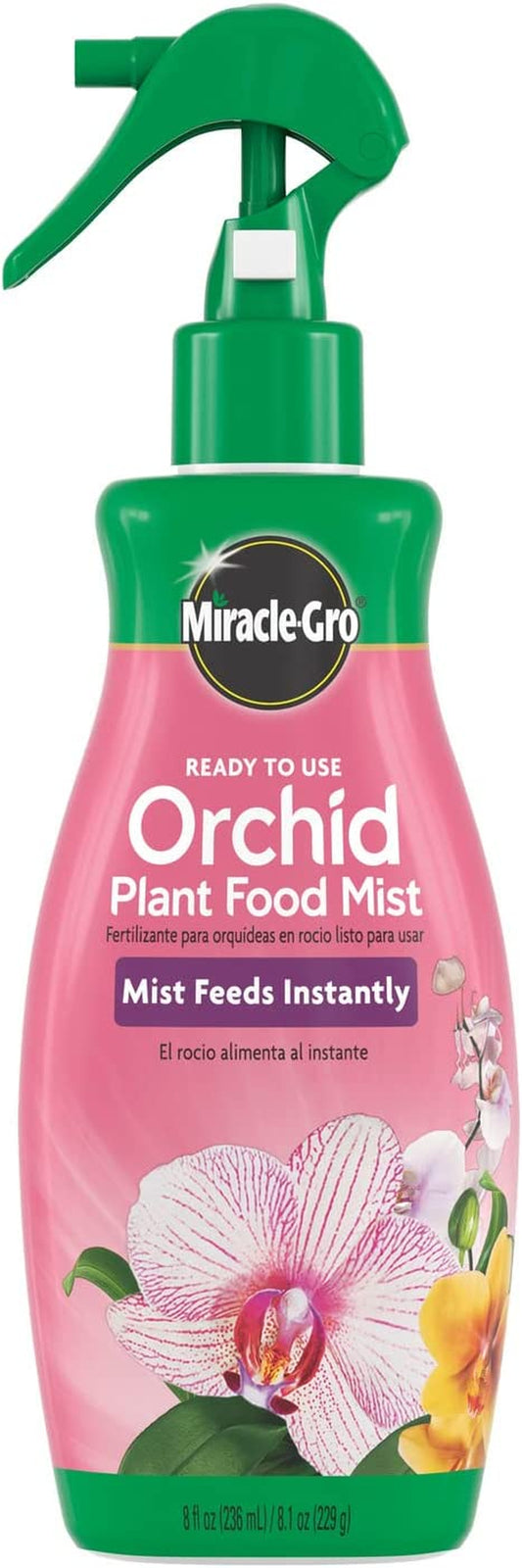 Miracle-Gro Ready-To-Use Orchid Plant Food Mist, 8 Oz., Feeds Plants Instantly, 1 Pack