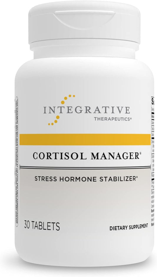 - Cortisol Manager® - with Ashwagandha and L-Theanine – Promotes Relaxation & Calm to Support Restful Sleep* - 30 Tablets