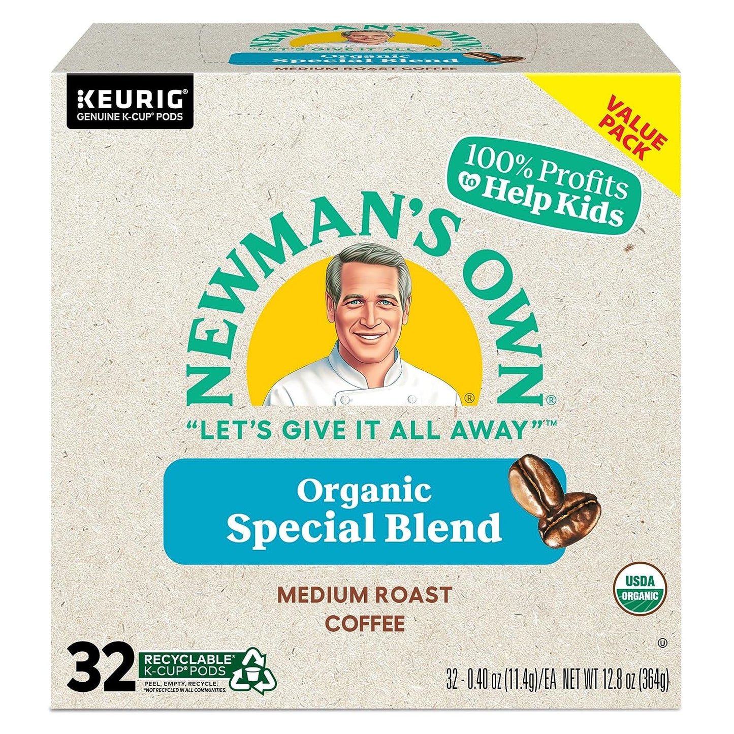 Organics Special Blend, Single-Serve Keurig K-Cup Pods, Medium Roast Coffee, 32 Count