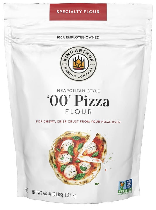 00 Pizza Flour, Non-Gmo Project Verified, 100% American Grown Wheat, 3Lb