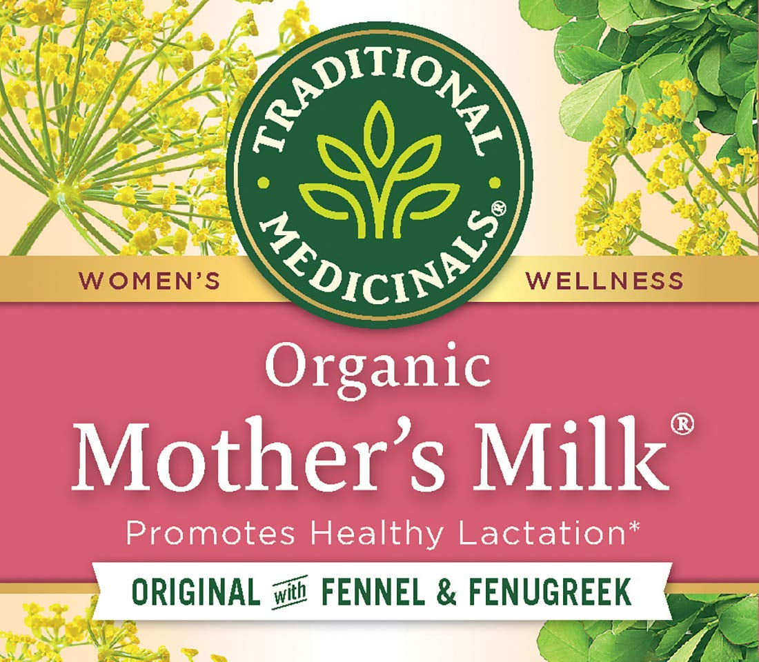 Traditional Medicinals Mother'S Milk Tea - Organic Tea for Breastfeeding, Traditional Medicines Lactation Tea, Pack 1