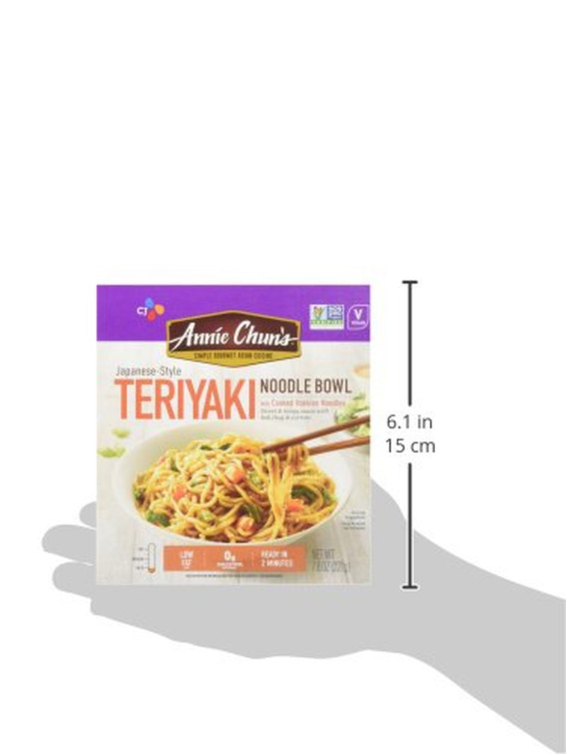 Annie Chun'S Noodle Bowl, Japanese-Style Teriyaki, Non GMO, Vegan, 7.8 Oz (Pack of 6)