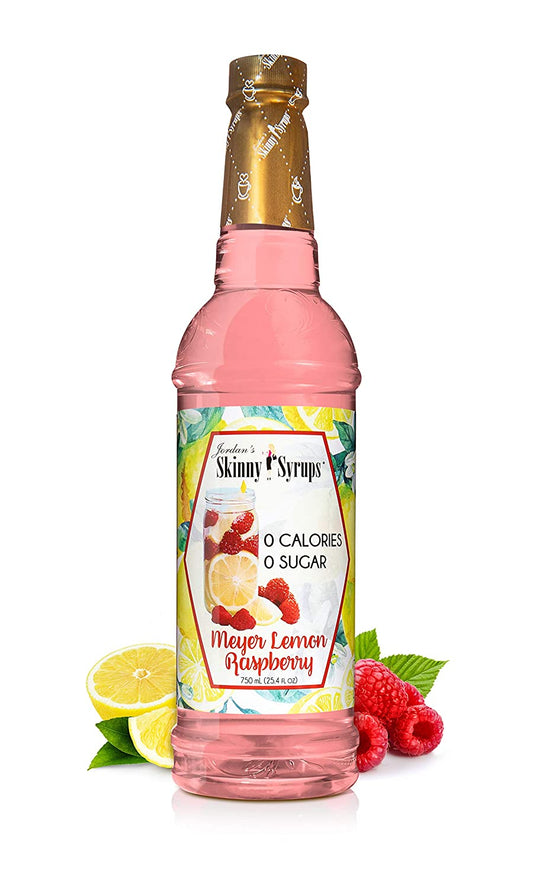 Jordan'S Skinny Syrups, Meyer Lemon Raspberry Coffee Syrup, Sugar Free, 25.4 Ounces (Pack of 1), Zero Calorie Drink Flavoring & Mixes