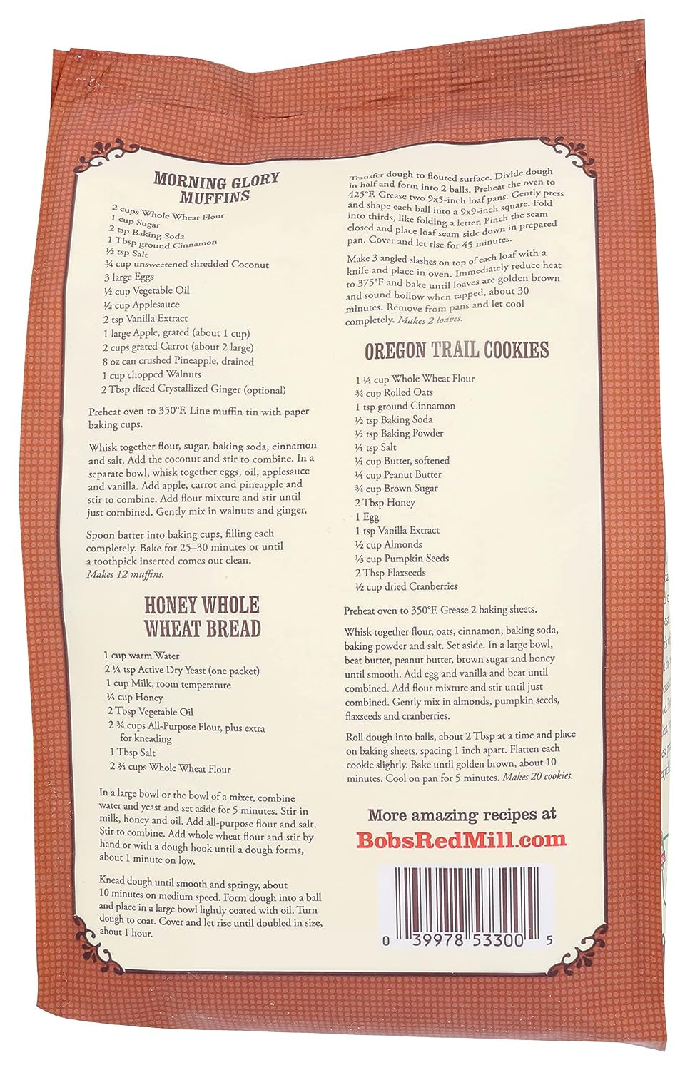 Bob'S Red Mill Whole Wheat Flour, 80 Oz