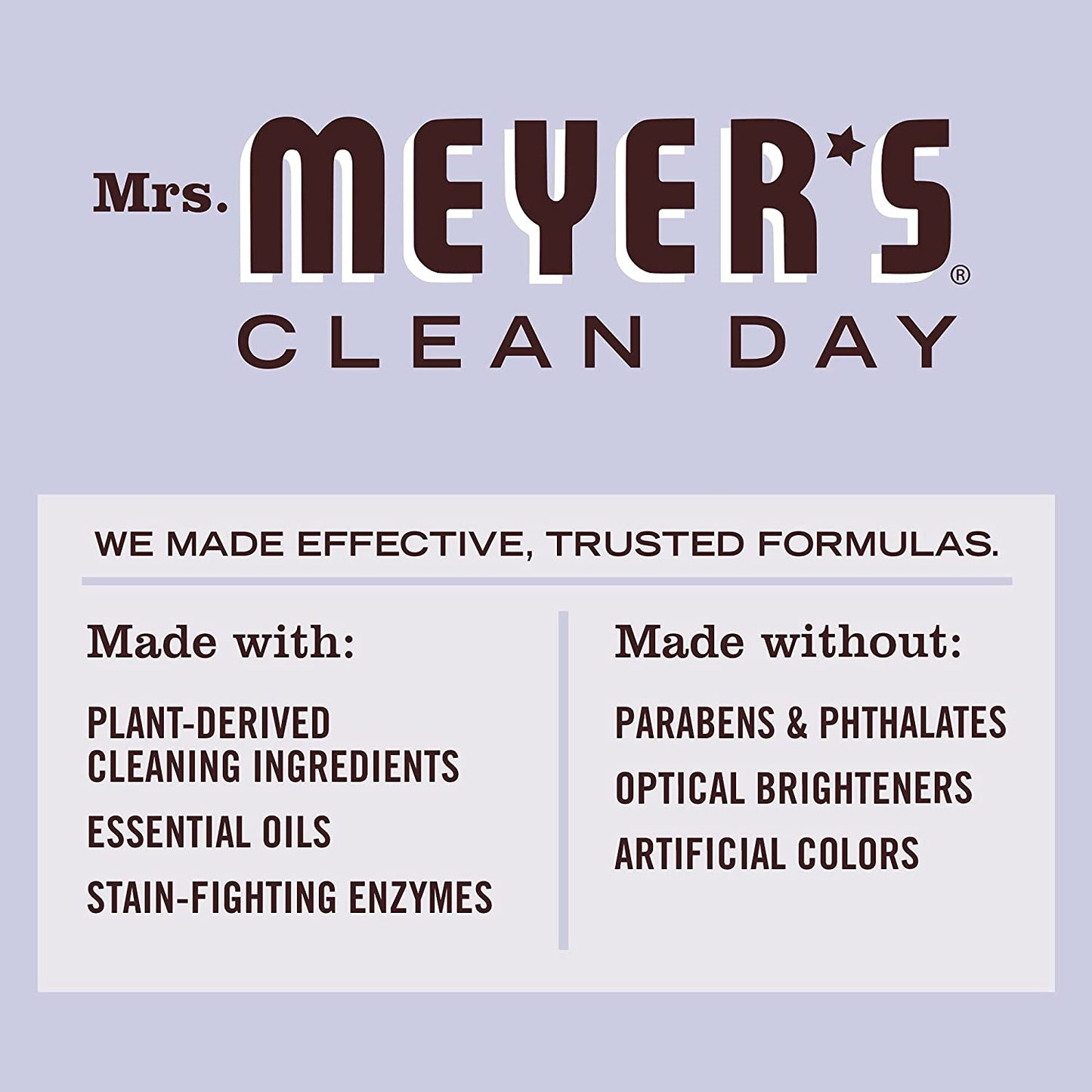 Mrs. Meyer'S Liquid Laundry Detergent, Biodegradable Formula Infused with Essential Oils, Lavender, 64 Oz (64 Loads)