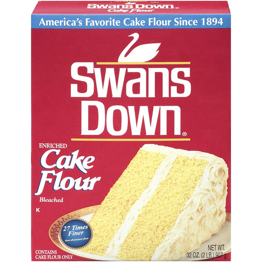 Swans down Regular Cake Flour, 32 Ounce Box