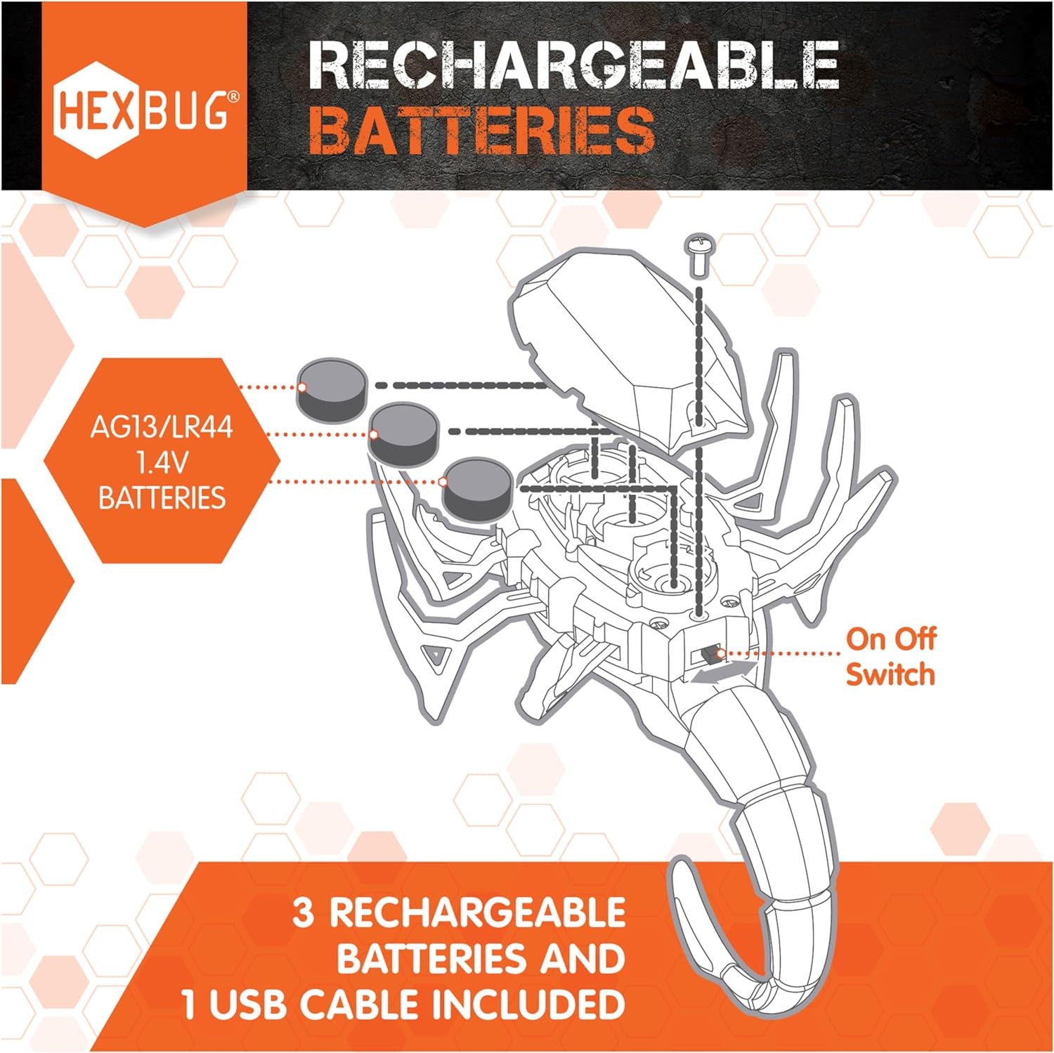 HEXBUG Robotic Scorpion, Autonomous Mechanic Scorpion Toys for Kids, Adjustable Robotic Scorpion Figure, STEM Toys for Boys & Girls Ages 8 & Up, Styles May Vary