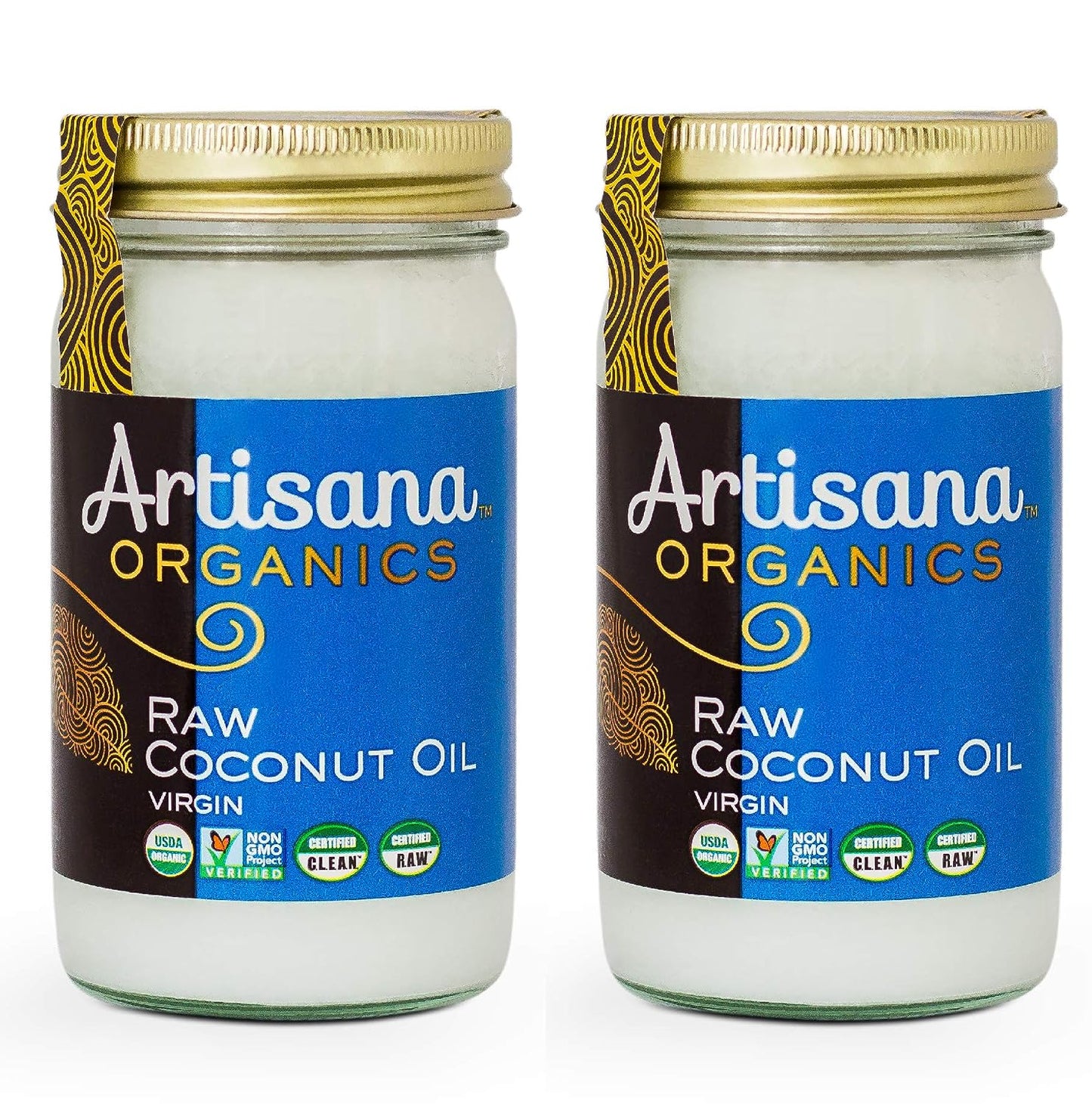 Artisana Organics Raw Virgin Coconut Oil (2 Pack (14 Oz))