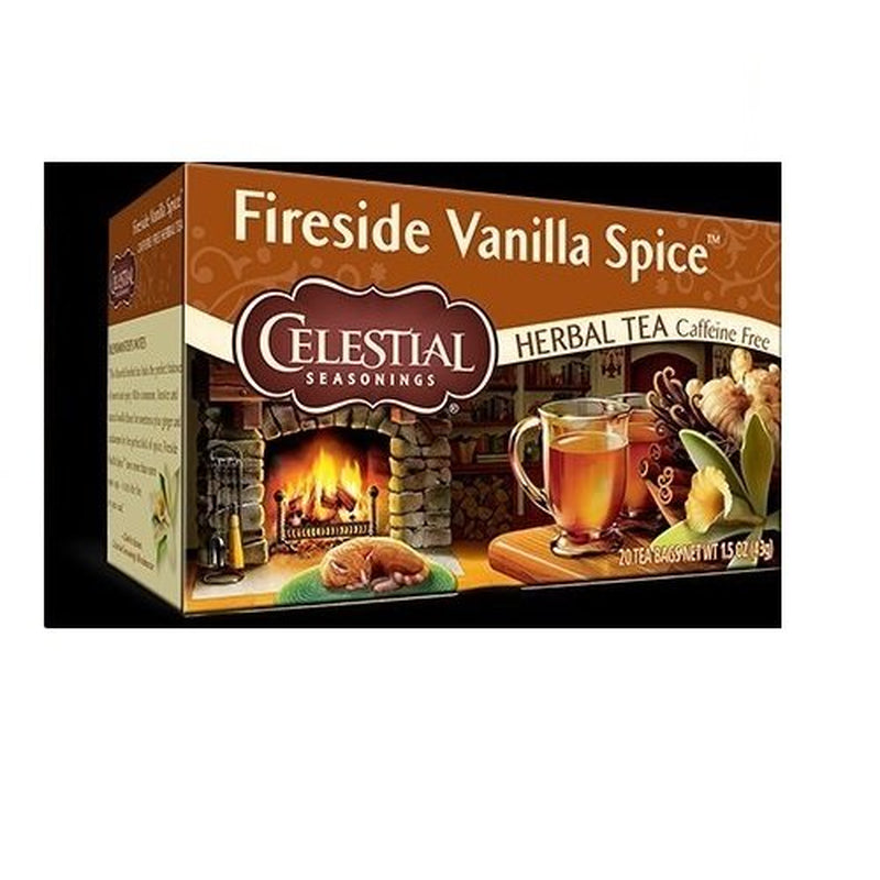 Celestial Seasonings Fireside Vanilla Spice Single Box of 20 (Pack of 3)