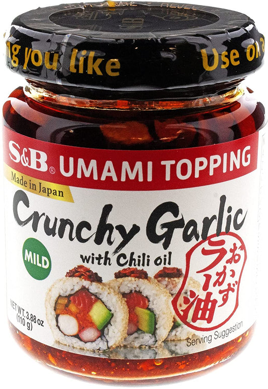 Chili Oil with Crunchy Garlic, 3.9 Ounce