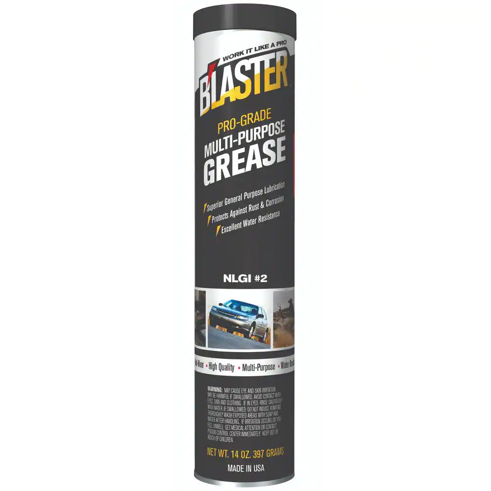 14 Oz. Pro-Grade Multi-Purpose Grease Cartridge for Grease Gun