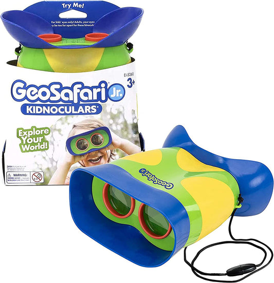 Educational Insights Geosafari Jr. Kidnoculars, Binoculars for Toddlers & Kids, Gift for Toddlers Ages 3+