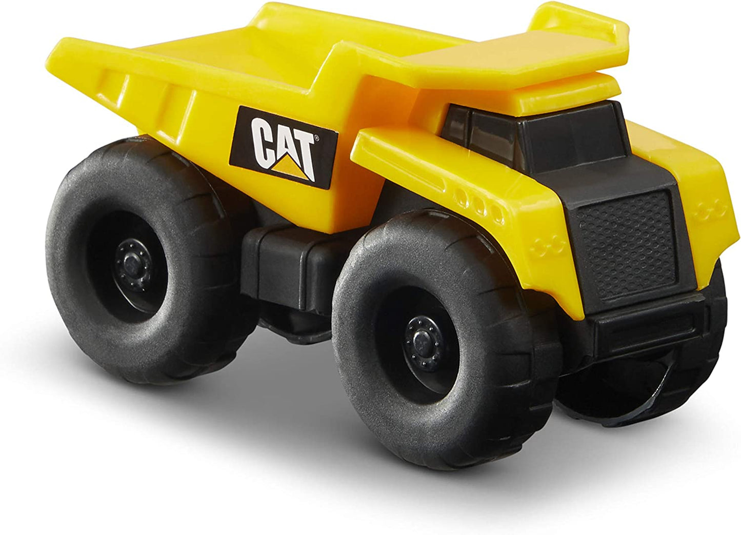 Cattoysofficial, CAT Little Machines Toys with 5Pcs - Dump Truck, Wheel Loader, Bulldozer, Backhoe, and Excavator Vehicles, Cake Toppers, Playset for Kids Ages 3 and Up,Yellow