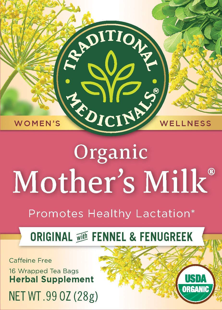 Traditional Medicinals Mother'S Milk Tea - Organic Tea for Breastfeeding, Traditional Medicines Lactation Tea, Pack 1