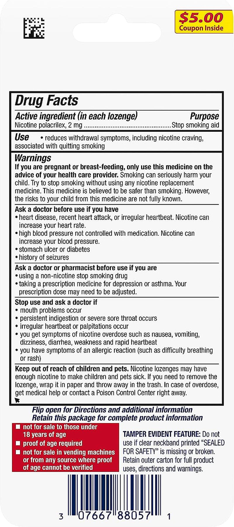 Nicorette 2 Mg Mini Nicotine Lozenges to Help Quit Smoking - Mint Flavor Stop Smoking Aid, 20 Count