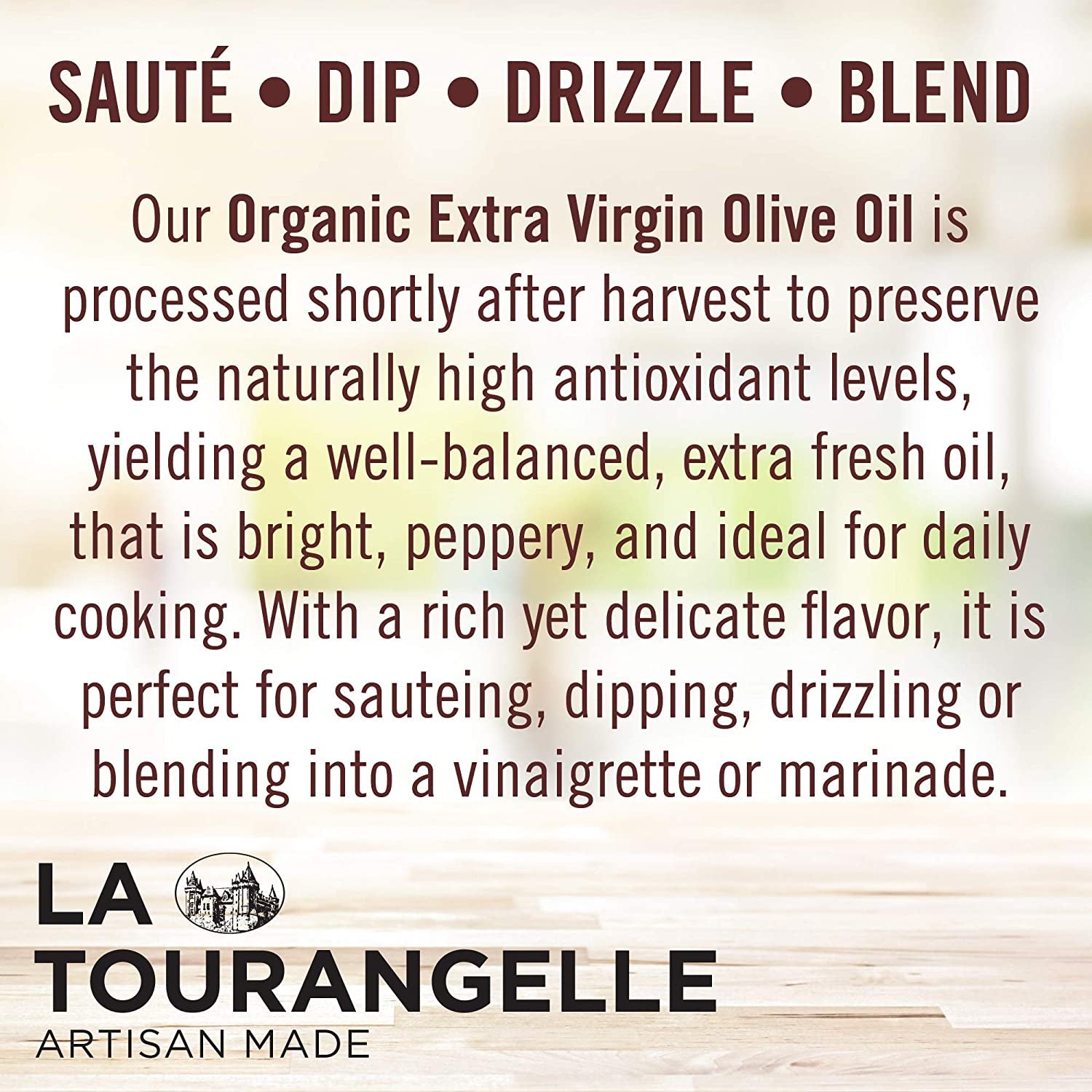 La Tourangelle Extra Virgin Olive Oil Spray, Cold-Pressed Extra Virgin, All-Natural, Artisanal, Great for Cooking, Sauteing, Grilling, and Dressing, Cooking Spray Oil, 5 Fl Oz