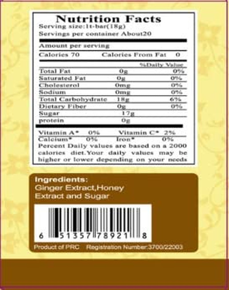 BULKSHOPMARKET INSTANT HONEY GINGER TEA 20 SACHETS 100% PURE for HOT or COLD (1)