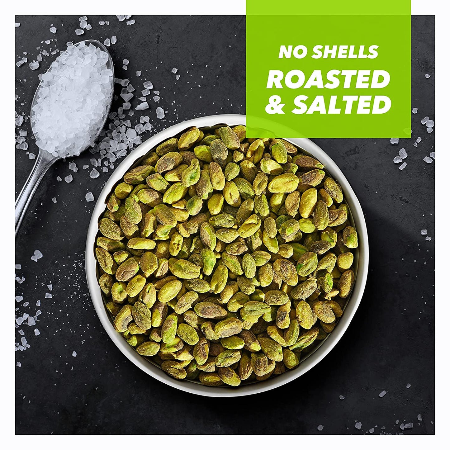 Wonderful Pistachios, No Shells, Roasted & Salted Nuts, 0.75Oz (Pack of 9)