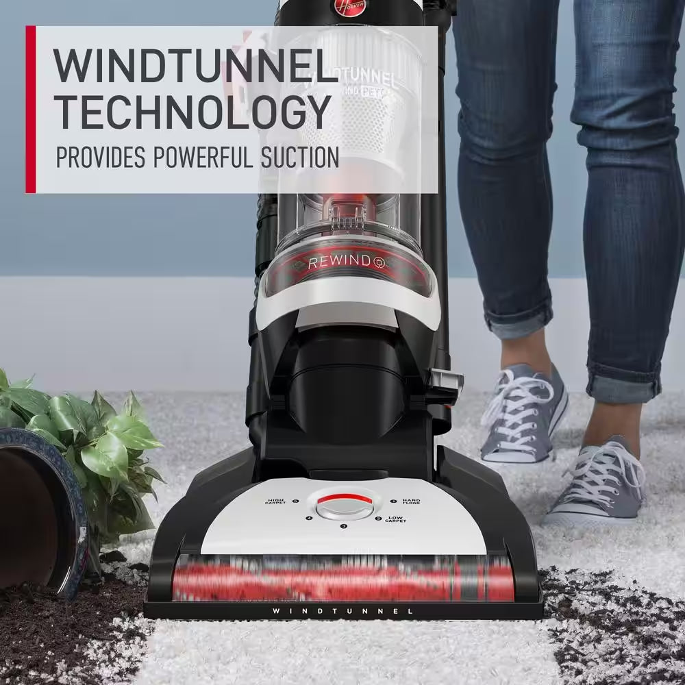 Windtunnel Bagless Pet Upright Vacuum Cleaner with Automatic Cord Rewind