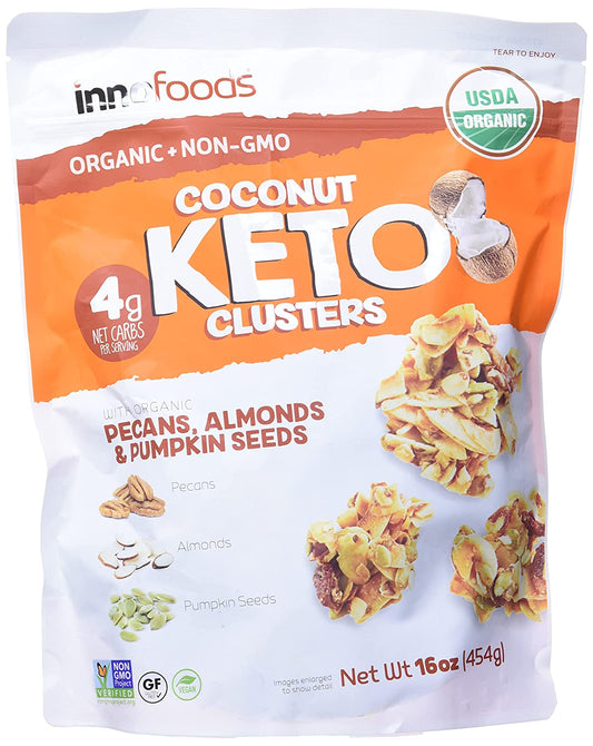 Organic Coconut Keto Cluster (Net Wt 16 Ounce ),