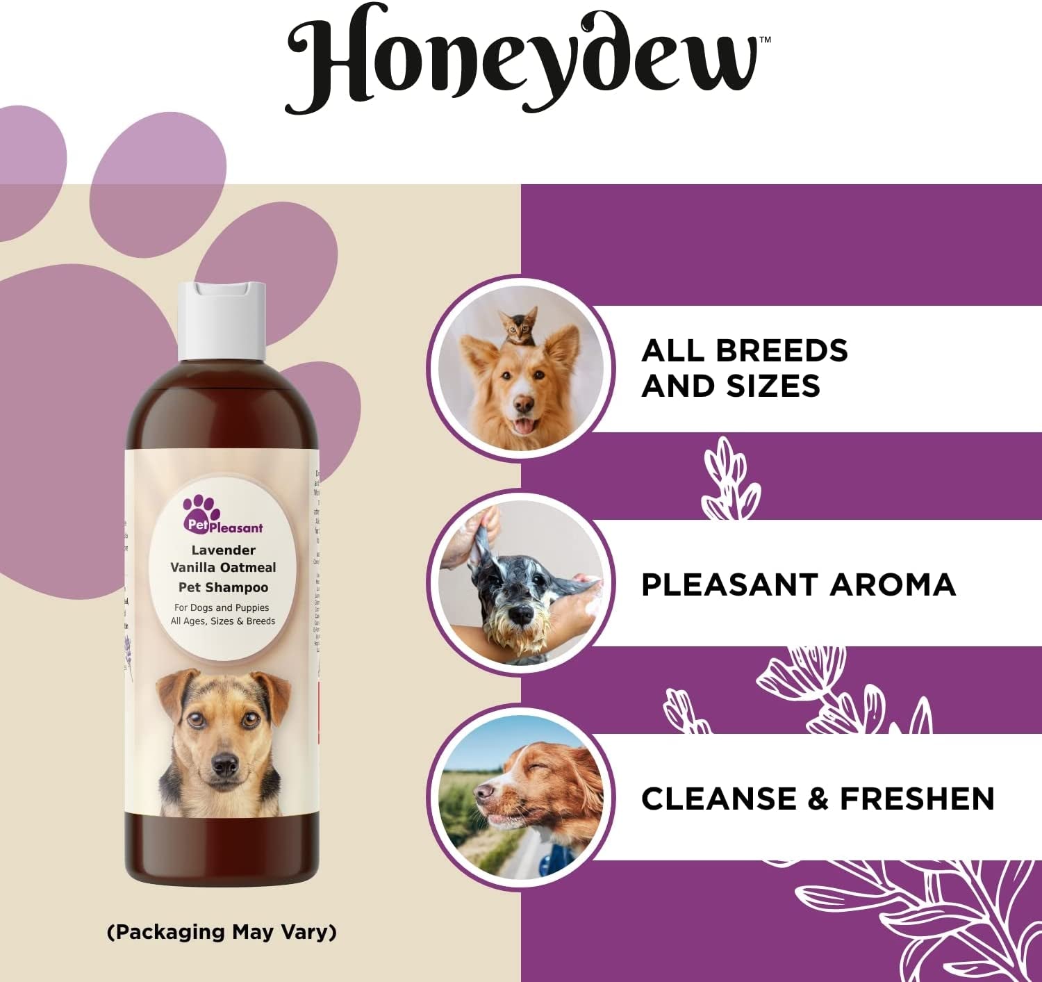 Oatmeal Dog Shampoo for Smelly Dogs - Oatmeal Shampoo for Dogs Puppy Shampoo Dog Soap and Dog Bathing Supplies with Lavender Oil - Puppy Supplies Dog Wash and Dog Grooming Supplies for Pet Care