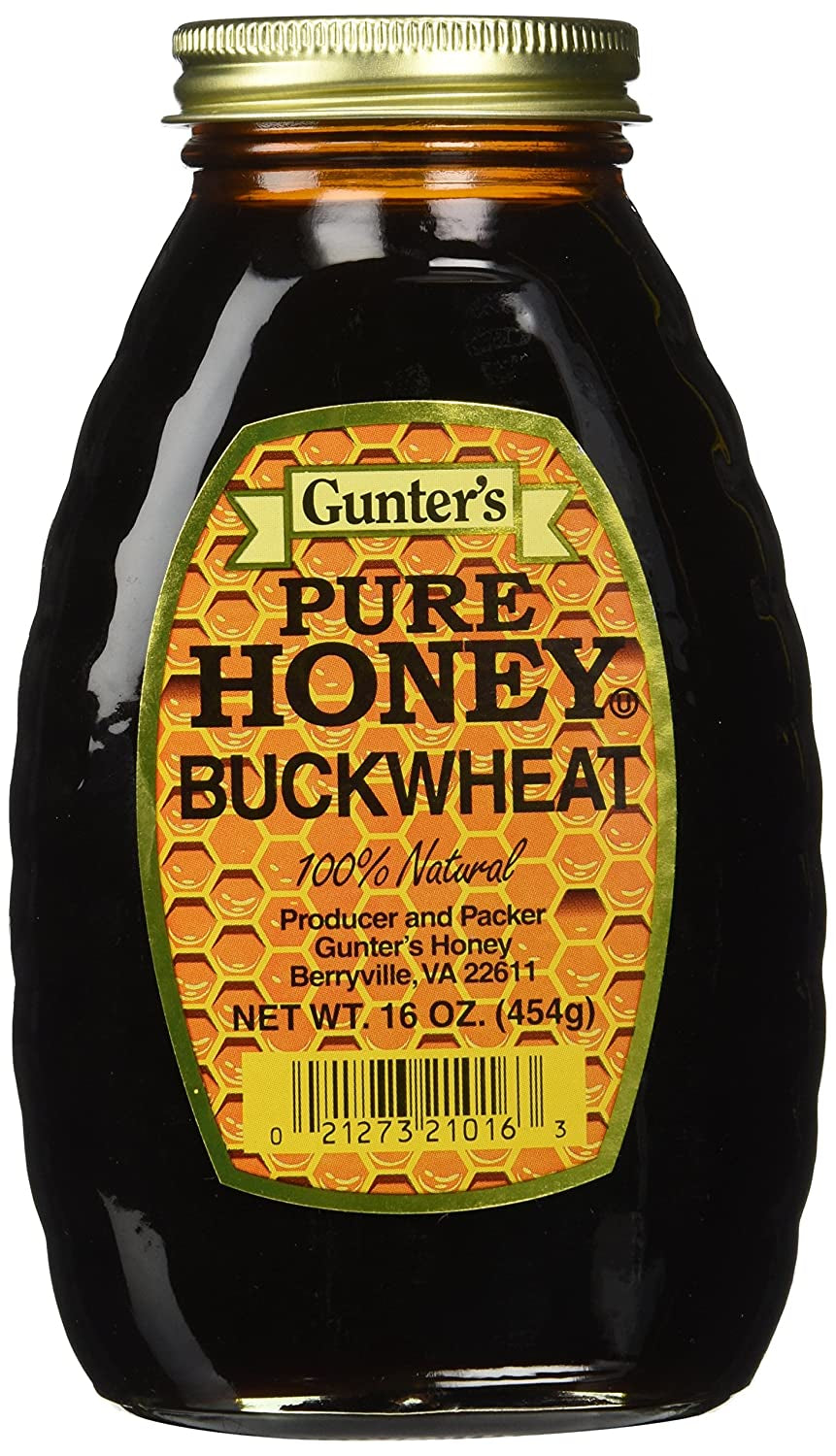 Gunter'S Pure Buckwheat Honey, Buckwheat , 16 Ounce