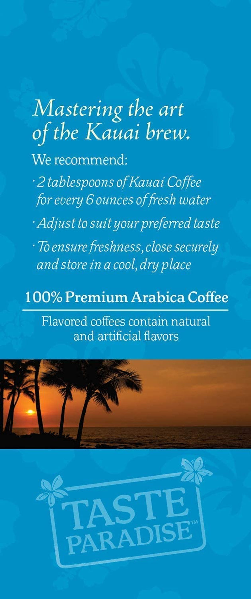 Kauai Hawaiian Ground Coffee, Mocha Macadamia Nut Flavor - Gourmet Arabica Coffee from Hawaii'S Largest Coffee Grower - Rich Flavor with Nutty Notes and Sweet Chocolate Overtones - 10 Ounce