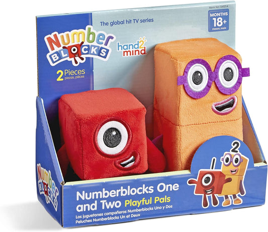 Hand2Mind Numberblocks One and Two Playful Pals, Numberblocks Plush, Numberblocks Toys, Cute Plushies, Plush Toys, Cute Stuffed Animals, Preschool Toys, Sensory Toys, Imaginative Play Toys