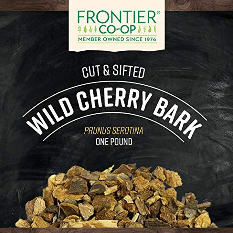 Wild Cherry Bark, Cut & Sifted, Wild Crafted, Kosher, Non-Irradiated | 1 Lb. Bulk Bag | Prunus Serotina Enrh.