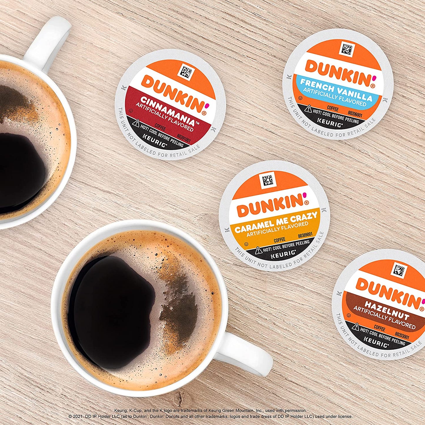 Dunkin' Mixed Flavor Coffee Variety Pack, 60 Keurig K-Cup Pods