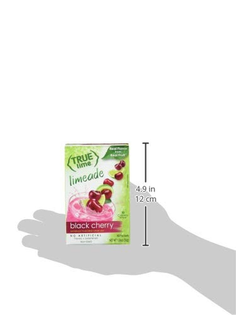 True Black Cherry Limeade Drink Mix, 10 Count, Pack of 4