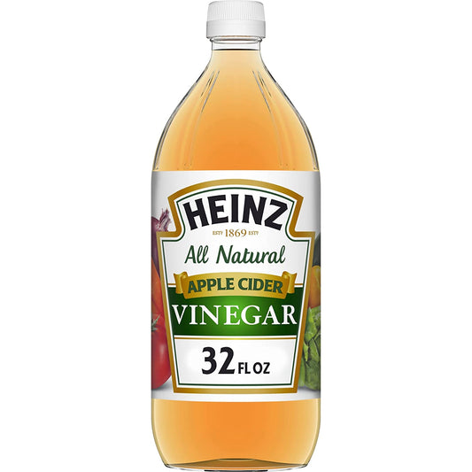 Heinz All Natural Apple Cider Vinegar with 5% Acidity (32 Fl Oz Bottle) - Packaging May Vary