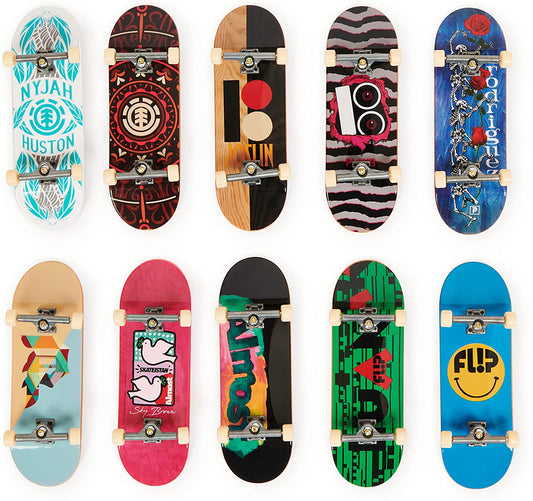 TECH DECK, DLX Pro 10-Pack of Collectible Fingerboards, for Skate Lovers, Kids Toy for Ages 6 and Up