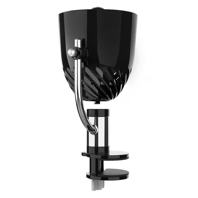 4-In 3-Speed Indoor Black Desk Fan