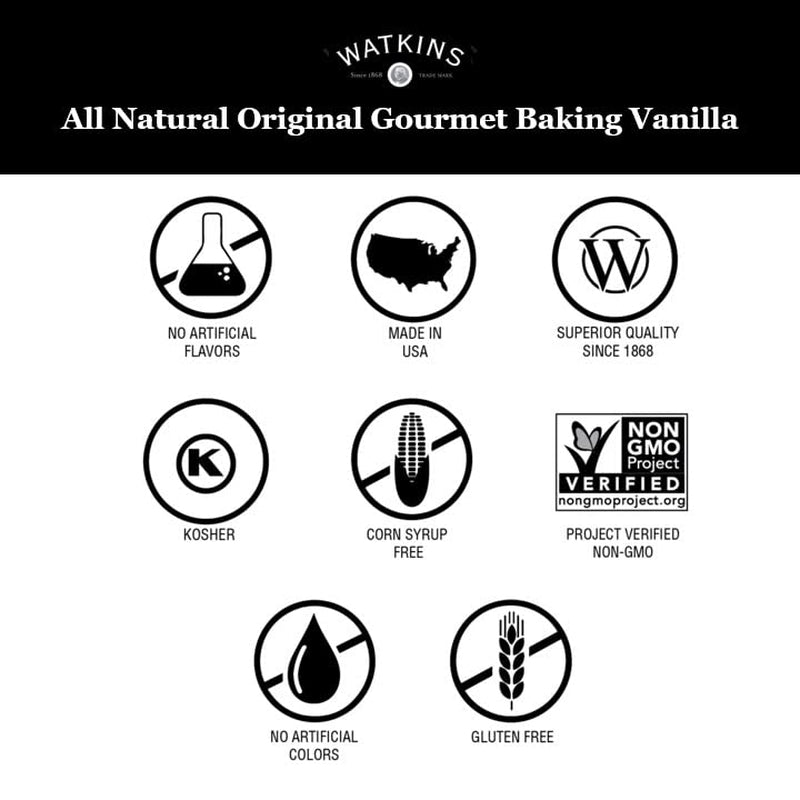 All Natural Original Gourmet Baking Vanilla, with Pure Vanilla Extract, 11 Fl Oz (Pack of 1) - Packaging May Vary