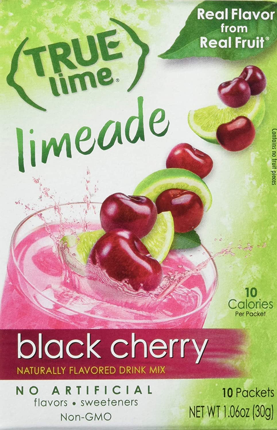 True Black Cherry Limeade Drink Mix, 10 Count, Pack of 4