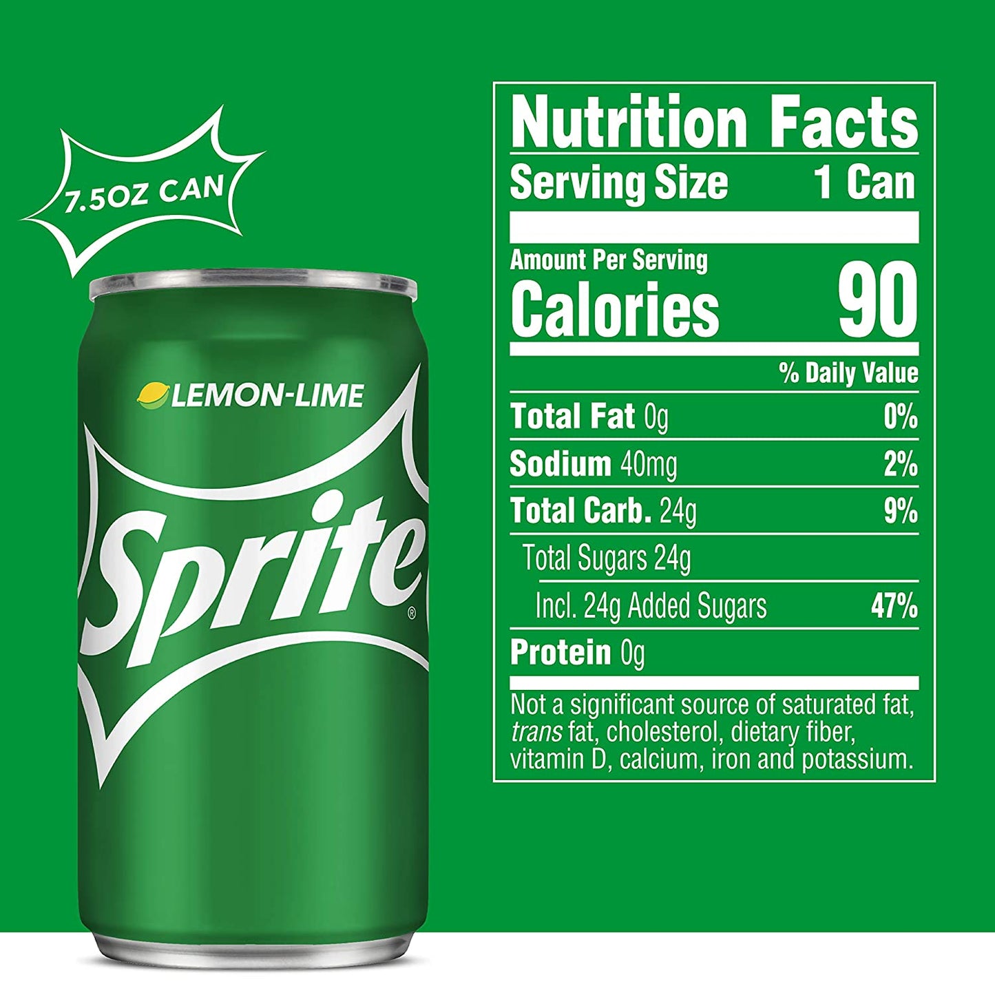 Sprite Can, 7.5 Fl Oz (Pack of 10)