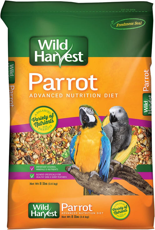 Wild Harvest Advanced Nutrition Parrot 8 Pound Bag,White