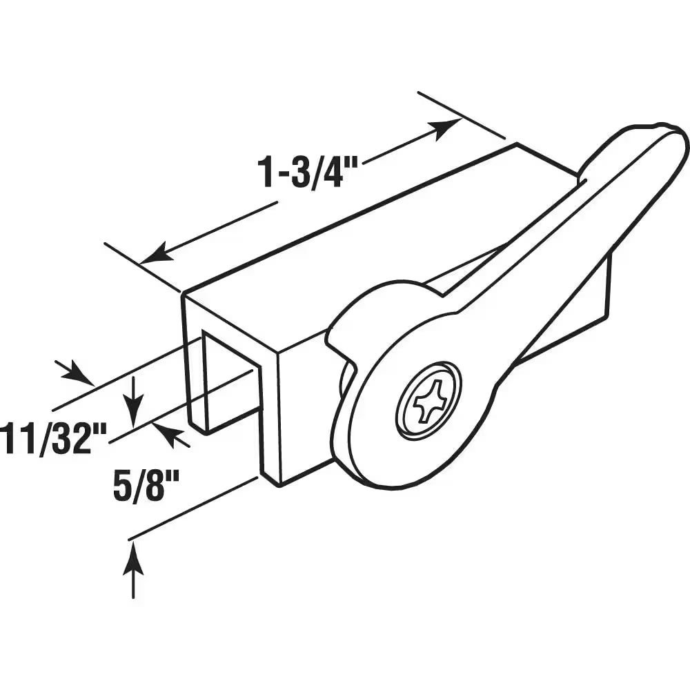 Extruded Aluminum, White, Cam Action Lock